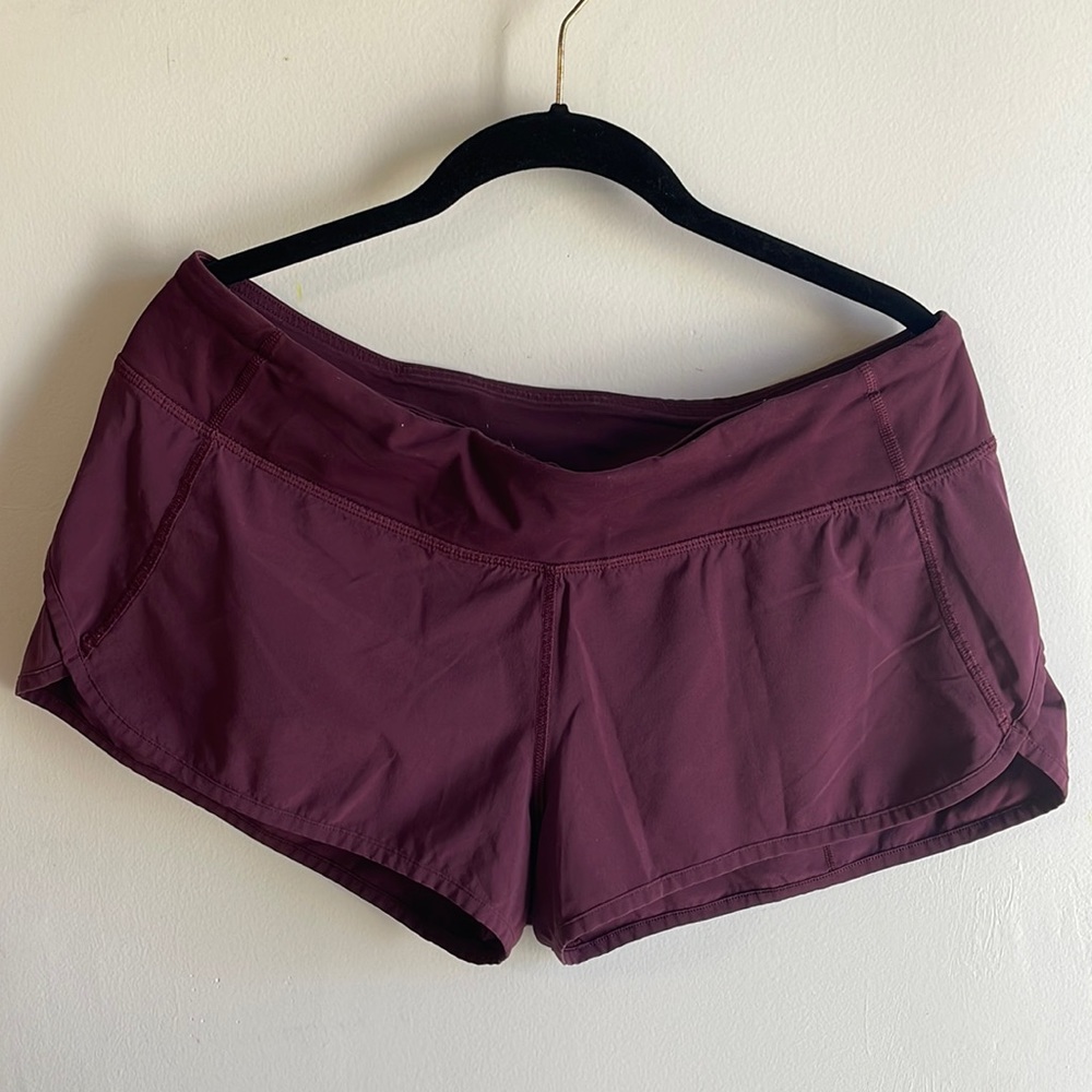 lululemon run speed shorts